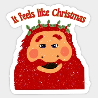 Ghost of christmas present Sticker